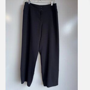 BABETTE High Rise Wide Leg Pants Size Large Black